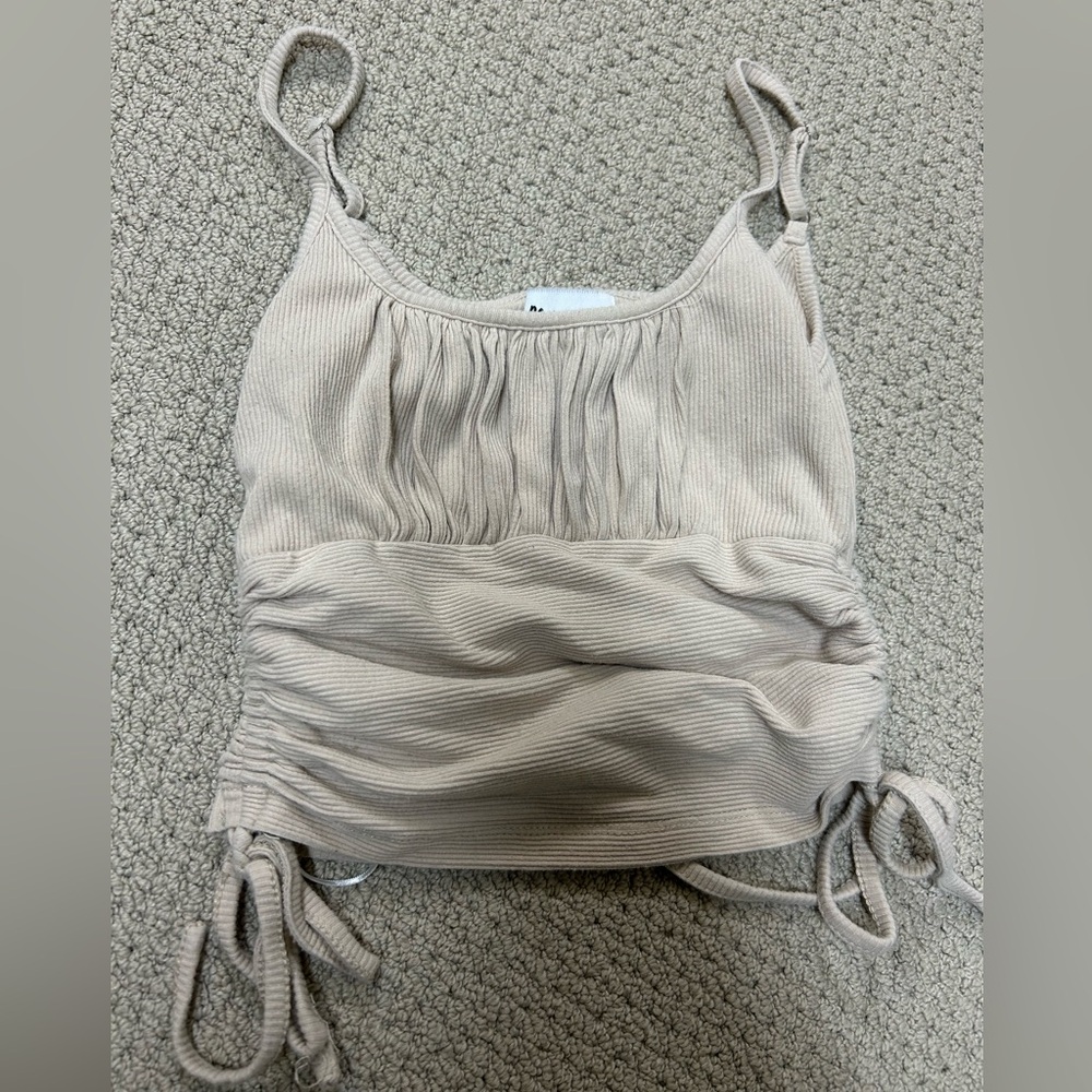 2/$20❤️- SHIRT | Women’s Princess Polly ruched cami size 4 (XS/S)